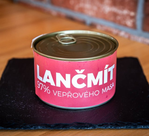 Lančmít v plechu